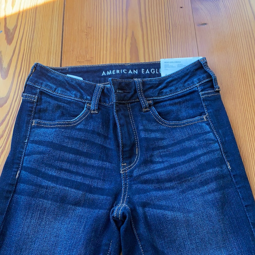 American Eagle blue jegging jean